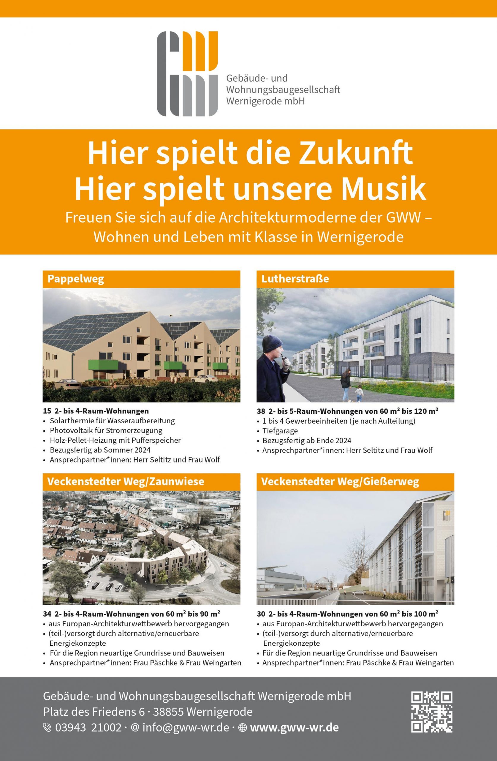 Alle neue GWW-Architektur auf einen Blick